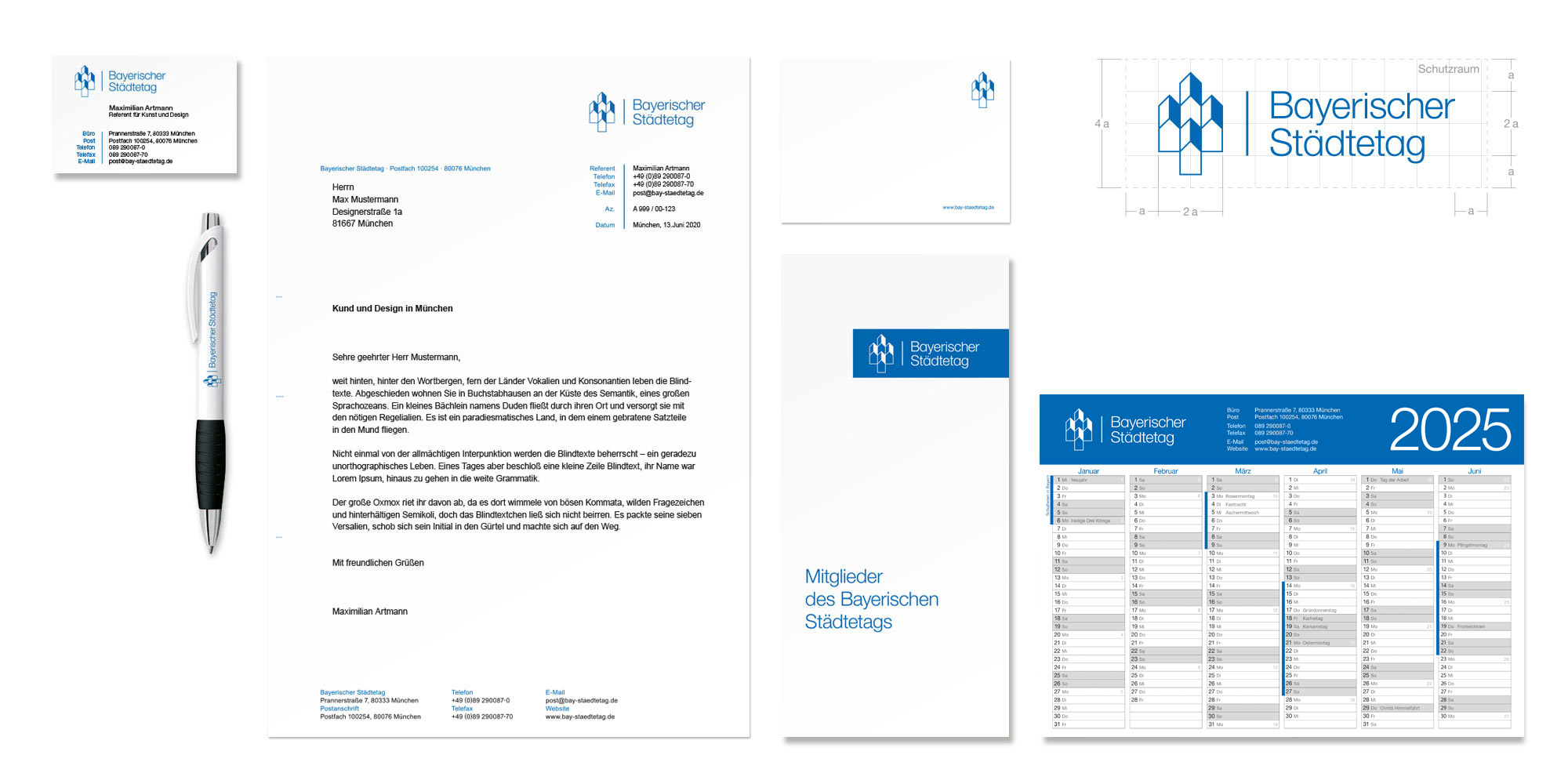 Corporate Design für einen kommunalen Spitzenverband // Grafikdesign München