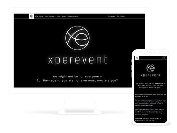 Eventagentur-Webseite // Webdesign München