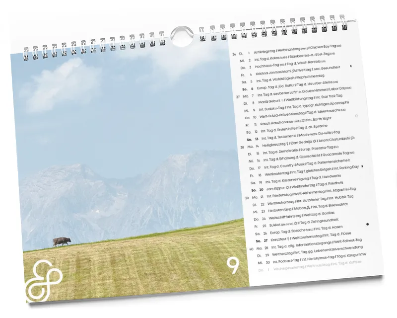 Der interkulturelle Designkalender 2026 09