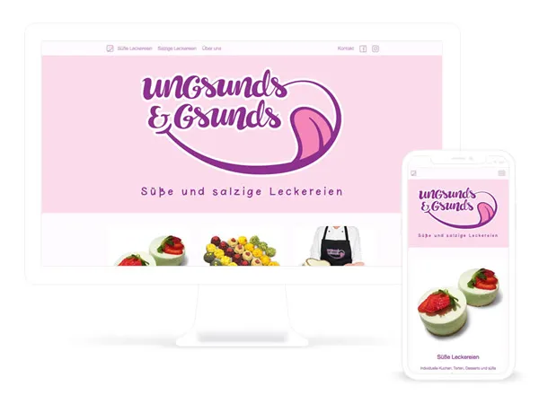 Webseite im Responsive Design für ein Cateringservice