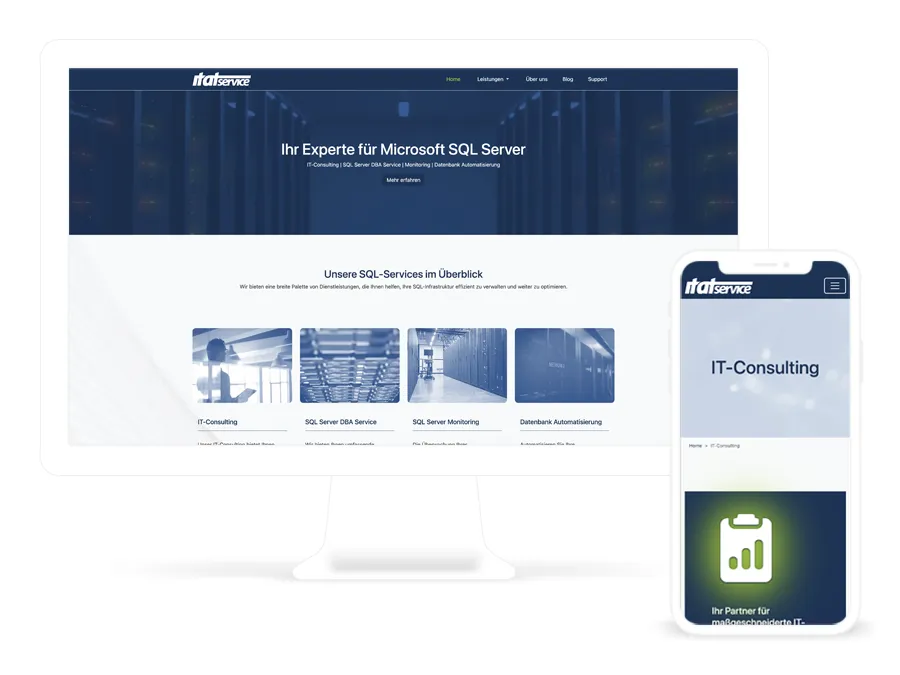 IT-Agentur-Webseite // Webdesign München