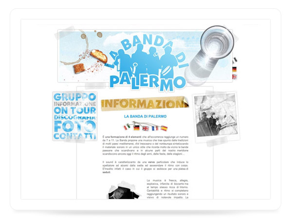 Band-Webseite // Webdesign München